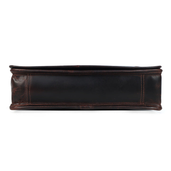 Bolsa mensajero Thunder de cuero de búfalo para hombre