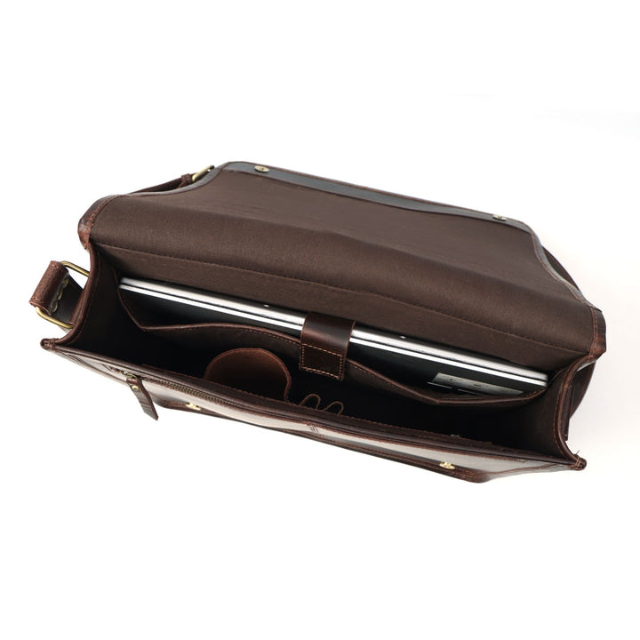 Bolsa mensajero Thunder de cuero de búfalo para hombre