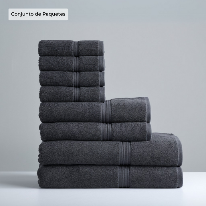 Juego de baño ultrasuave completo de 8 piezas