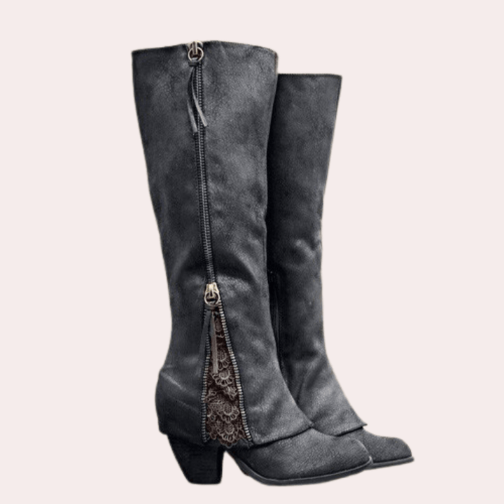 Botas de Cordones de Jinete Clara