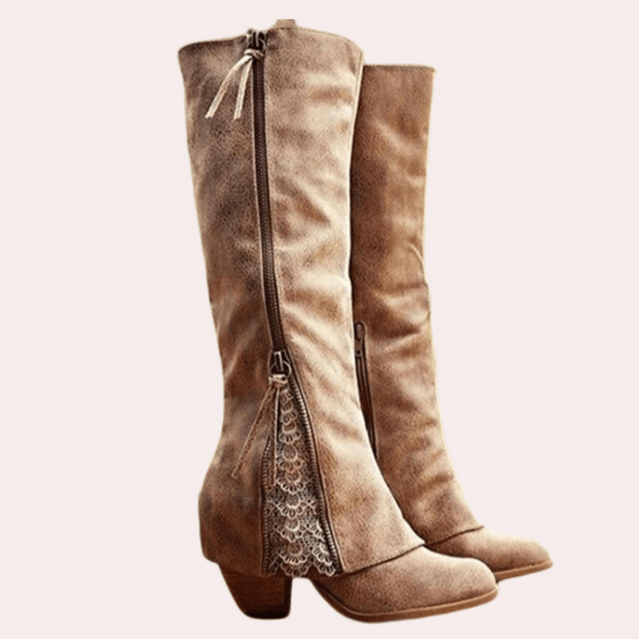 Botas de Cordones de Jinete Clara