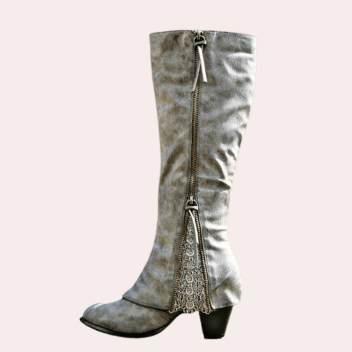 Botas de Cordones de Jinete Clara