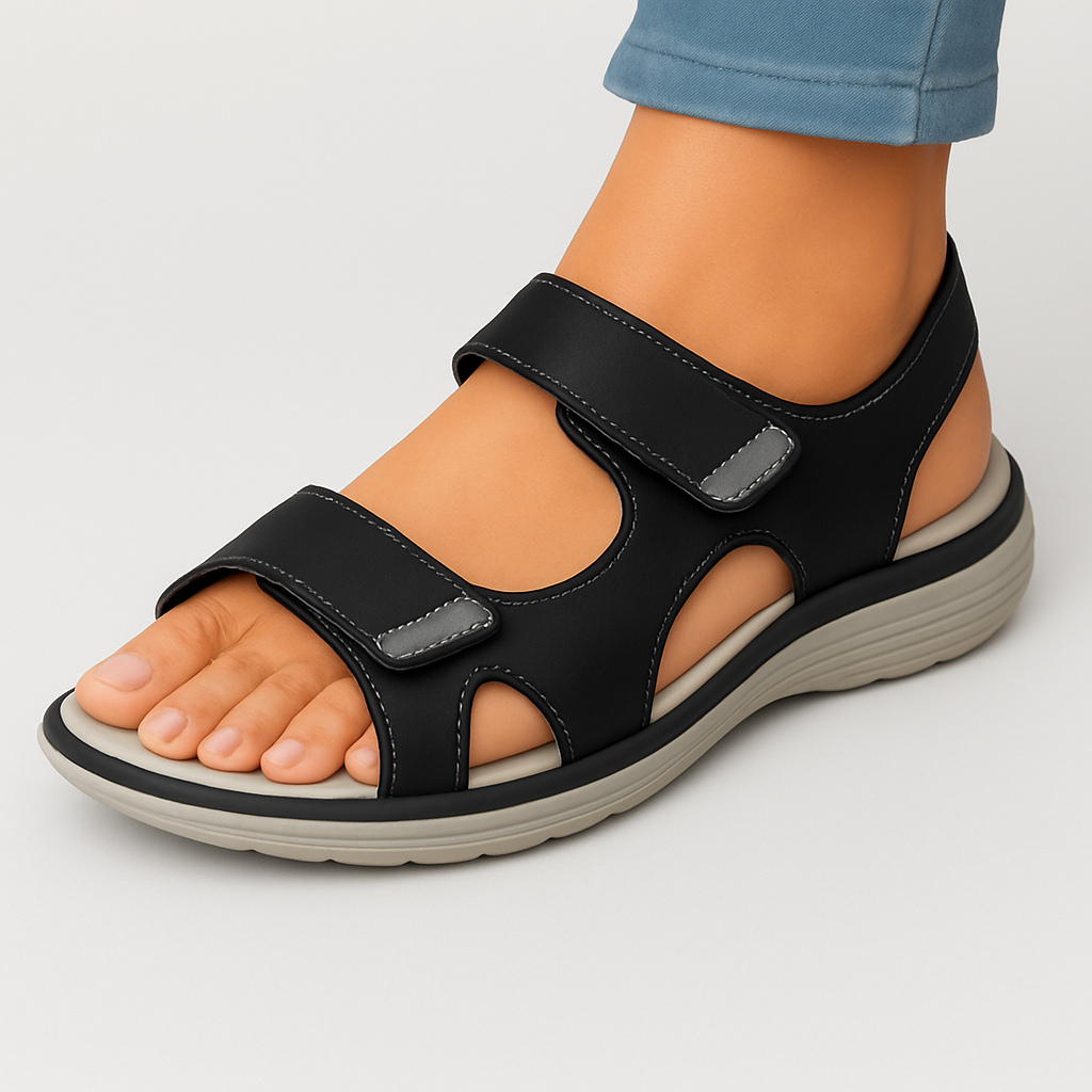 Sonja™ | Sandalias ortopédicas de cuero de alta calidad