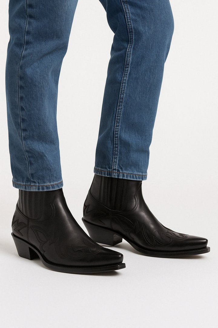 Botas Vaqueras de Cuero Sintético