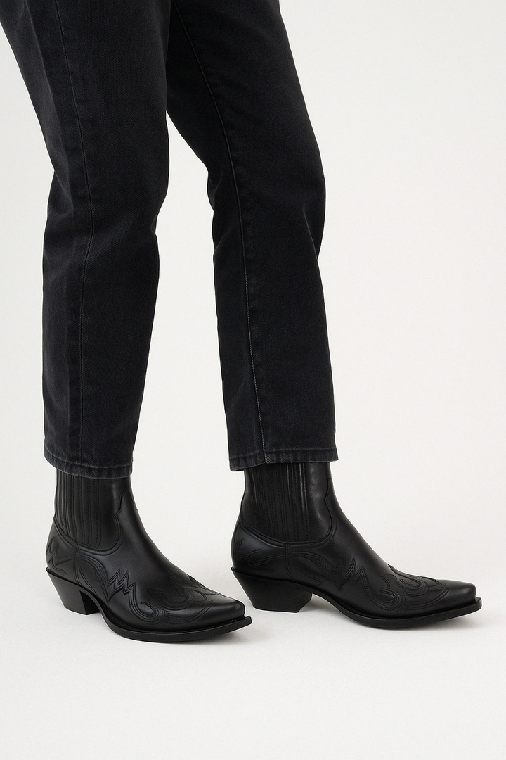 Botas Vaqueras de Cuero Sintético