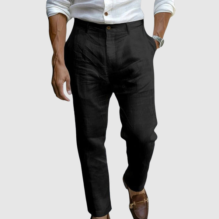 Moretti | Pantalones Ligeros de Lino