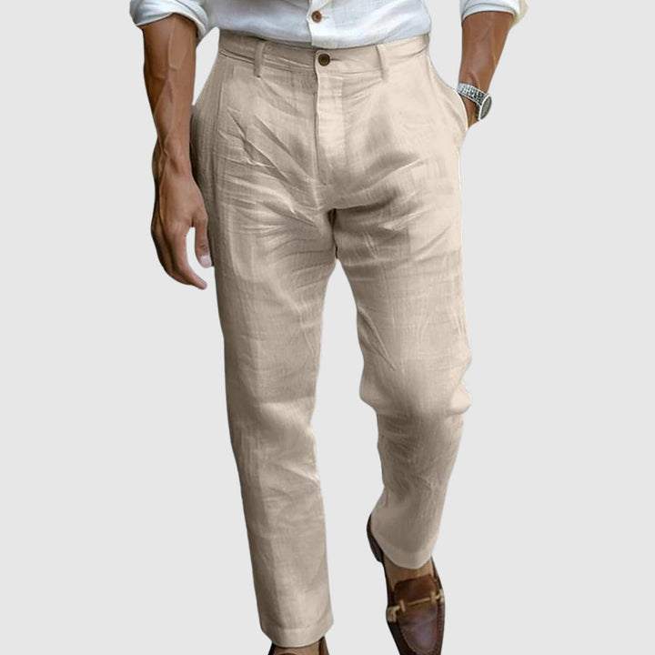 Moretti | Pantalones Ligeros de Lino