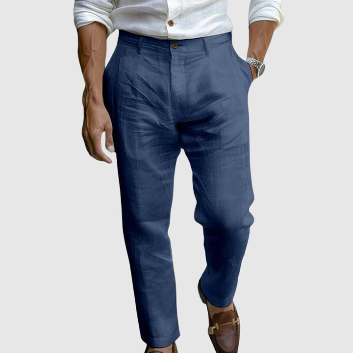 Moretti | Pantalones Ligeros de Lino