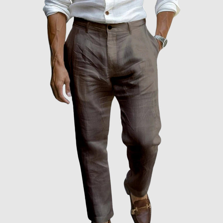 Moretti | Pantalones Ligeros de Lino