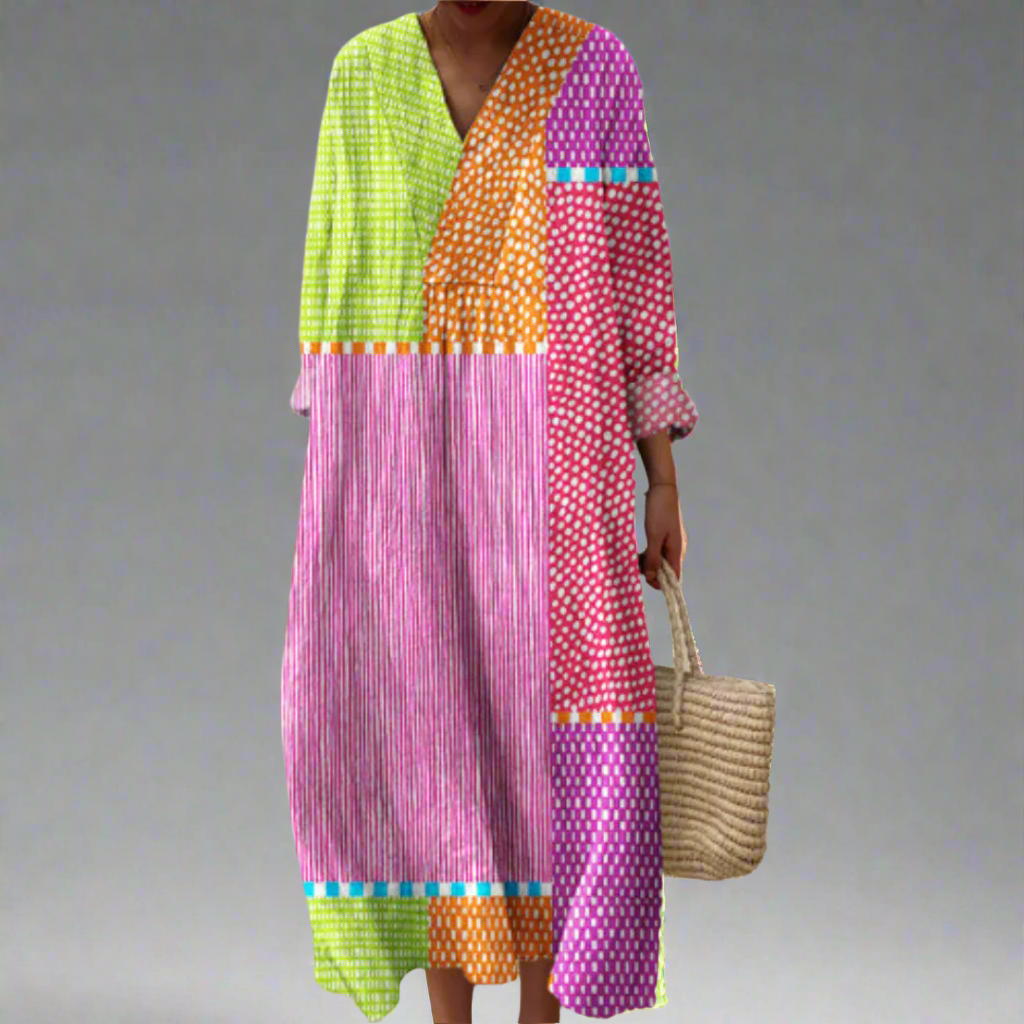 May | Vestido elegante geométrico
