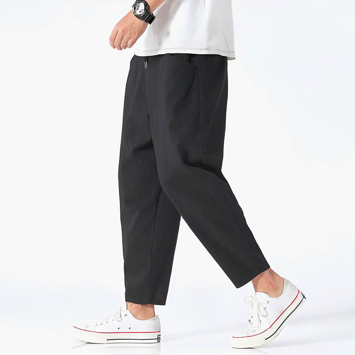 Pantalones urbanos cortos de algodón