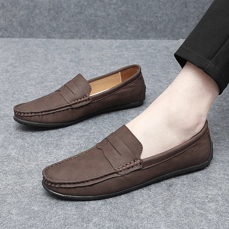 Mocasines de Cuero Genuino Travor