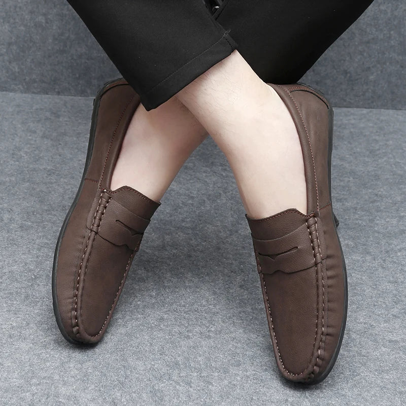 Mocasines de Cuero Genuino Travor