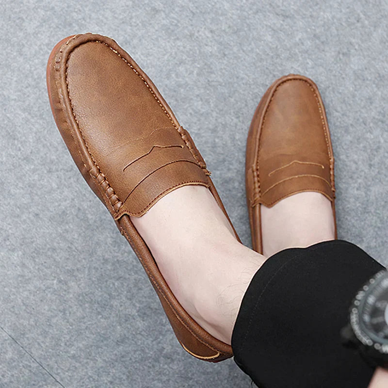 Mocasines de Cuero Genuino Travor