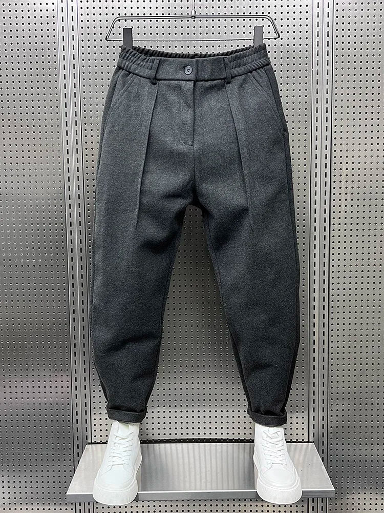 MARCELLO | Pantalones elegantes jaspeados