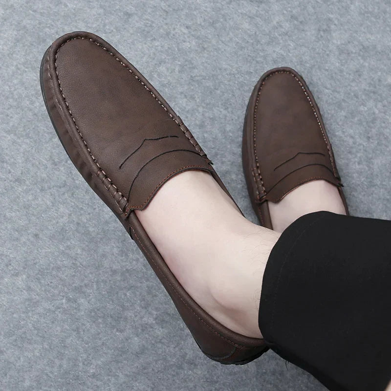 Mocasines de Cuero Genuino Travor
