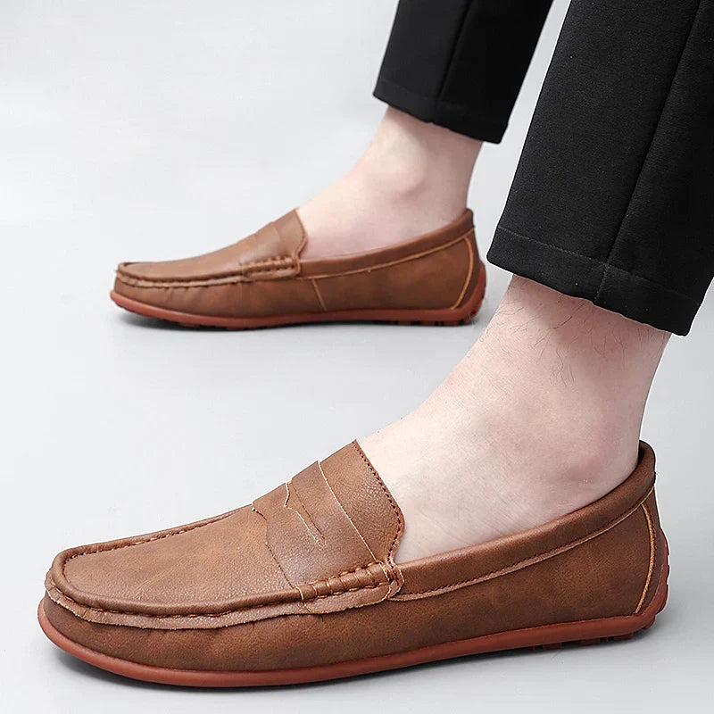 Mocasines de Cuero Genuino Travor