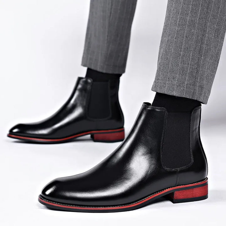Lorenzi | Botas Chelsea de Cuero