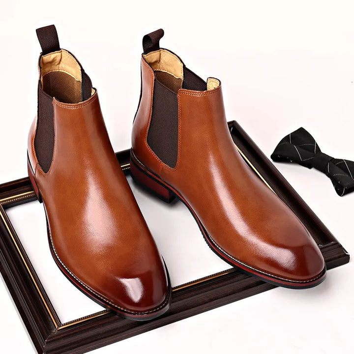 Lorenzi | Botas Chelsea de Cuero