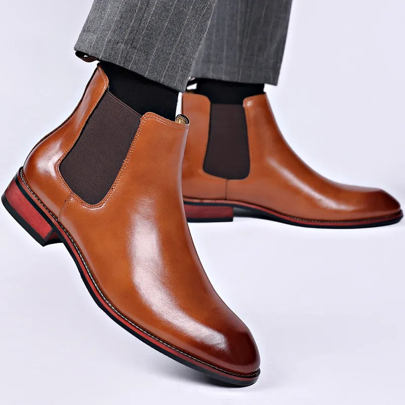 Lorenzi | Botas Chelsea de Cuero