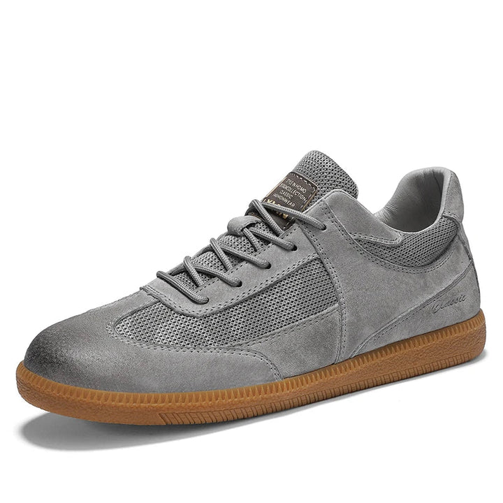 Zapatilla Calvino de cuero genuino italiano