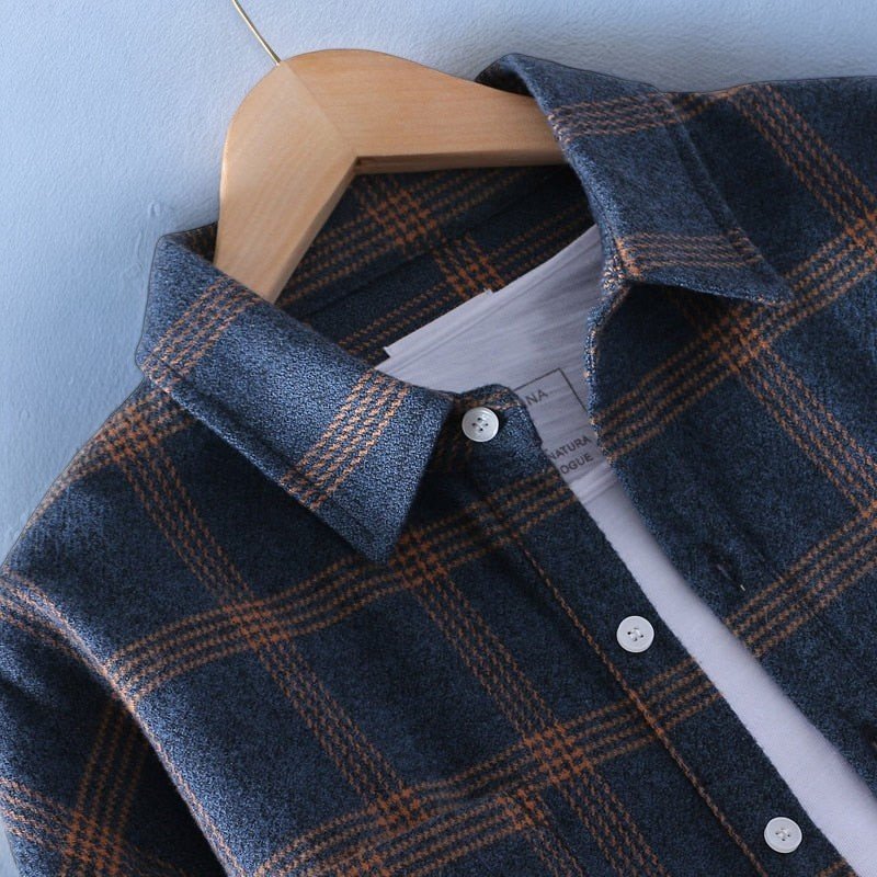 Dean | Camisa de cuadros vintage para hombre
