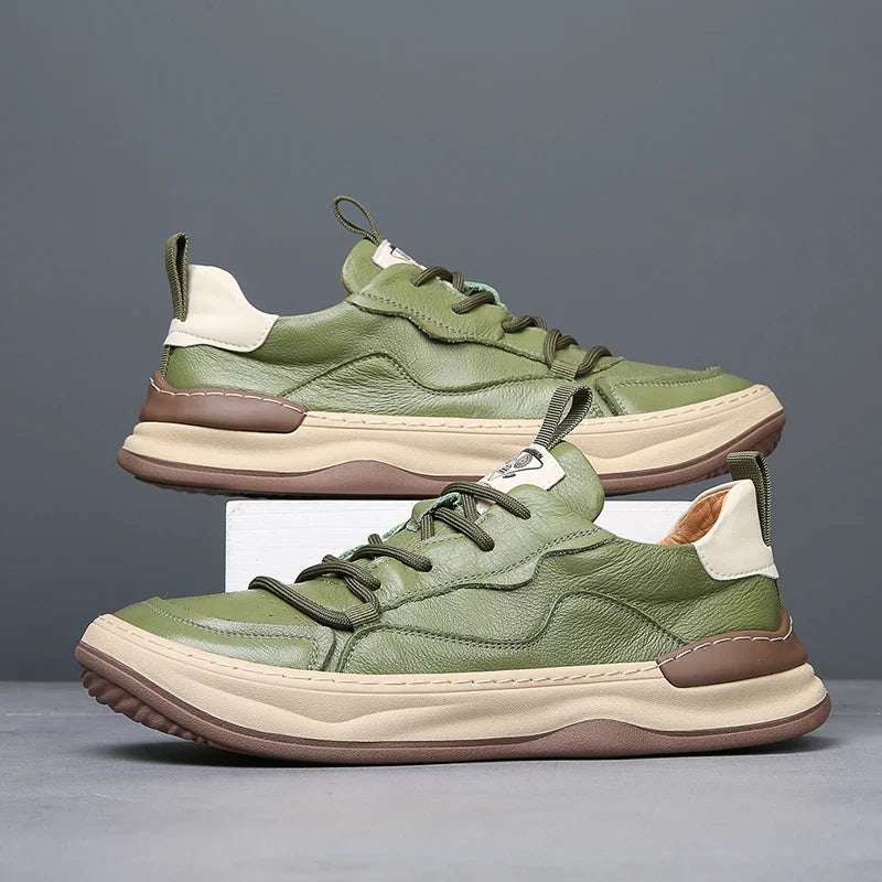Zapatillas italianas Noble de cuero genuino