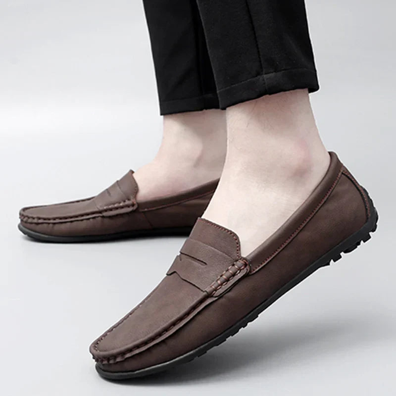 Mocasines de Cuero Genuino Travor