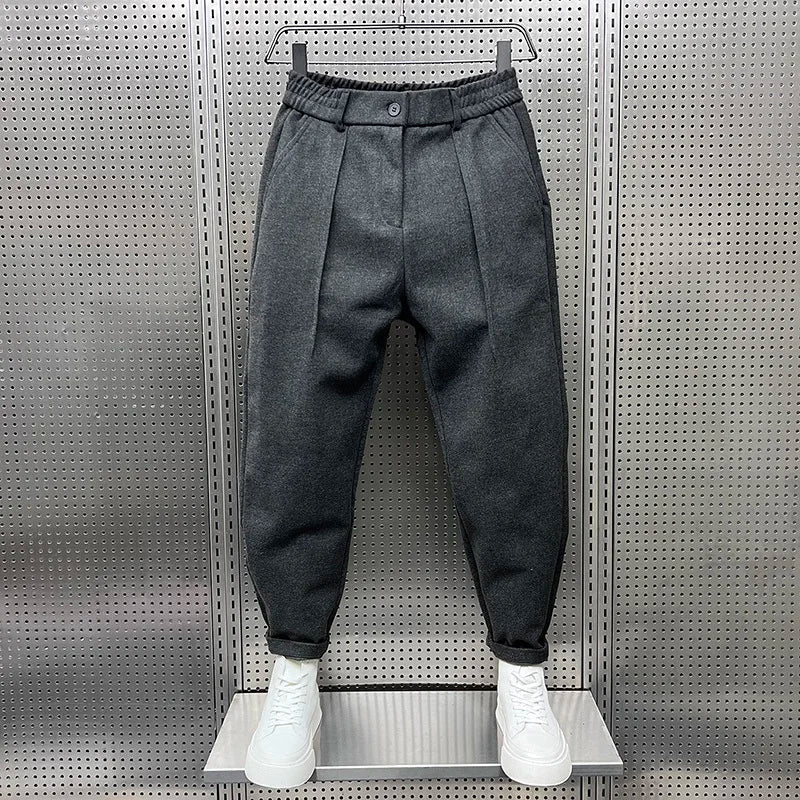 MARCELLO | Pantalones elegantes jaspeados