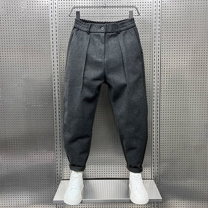MARCELLO | Pantalones elegantes jaspeados