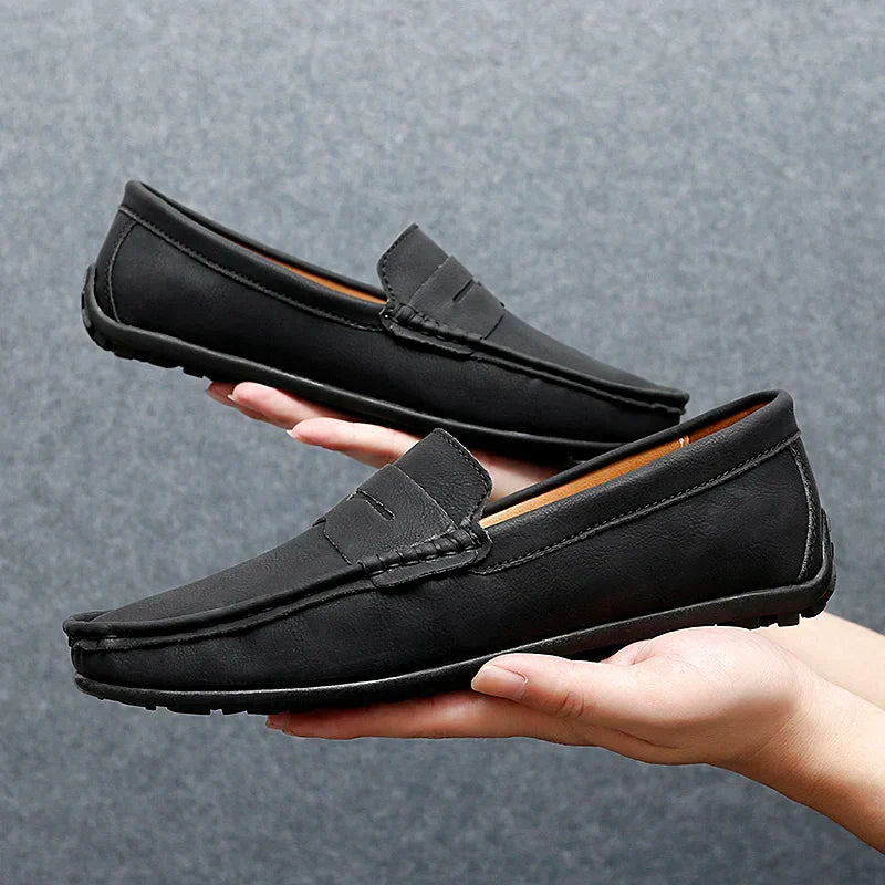 Mocasines de Cuero Genuino Travor