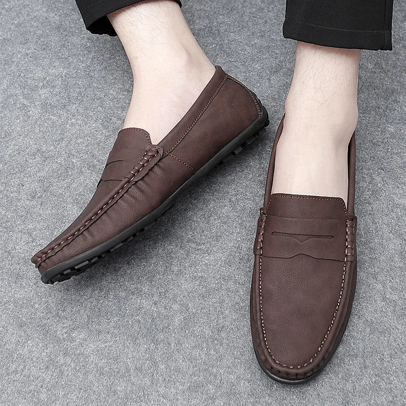Mocasines de Cuero Genuino Travor