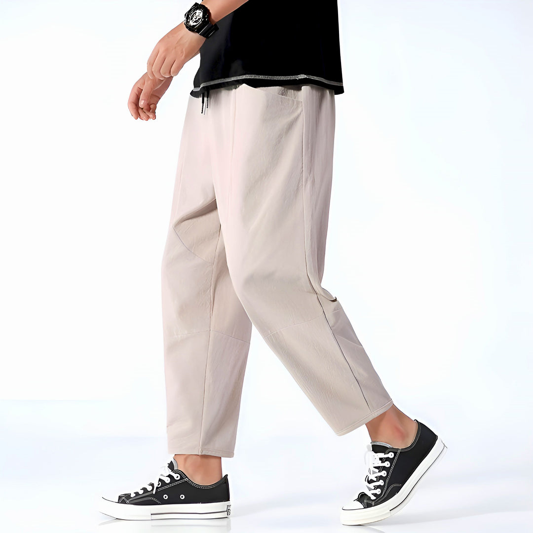 Pantalones urbanos cortos de algodón
