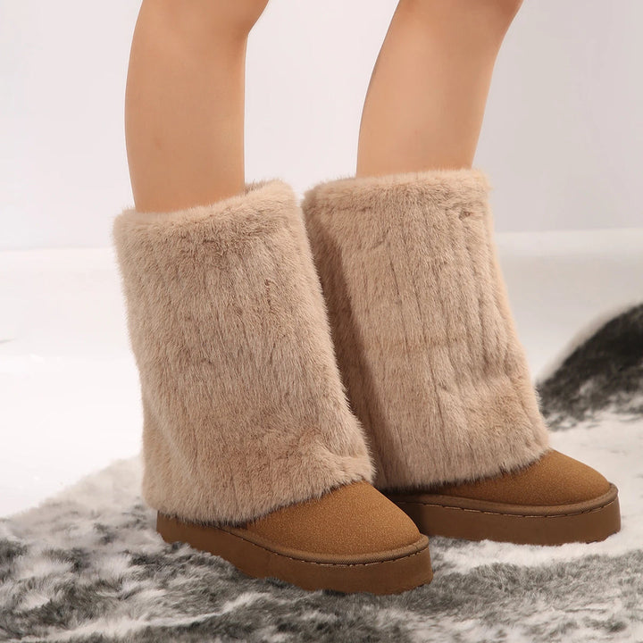 Savannah - Botas Elegantes de Invierno con Piel