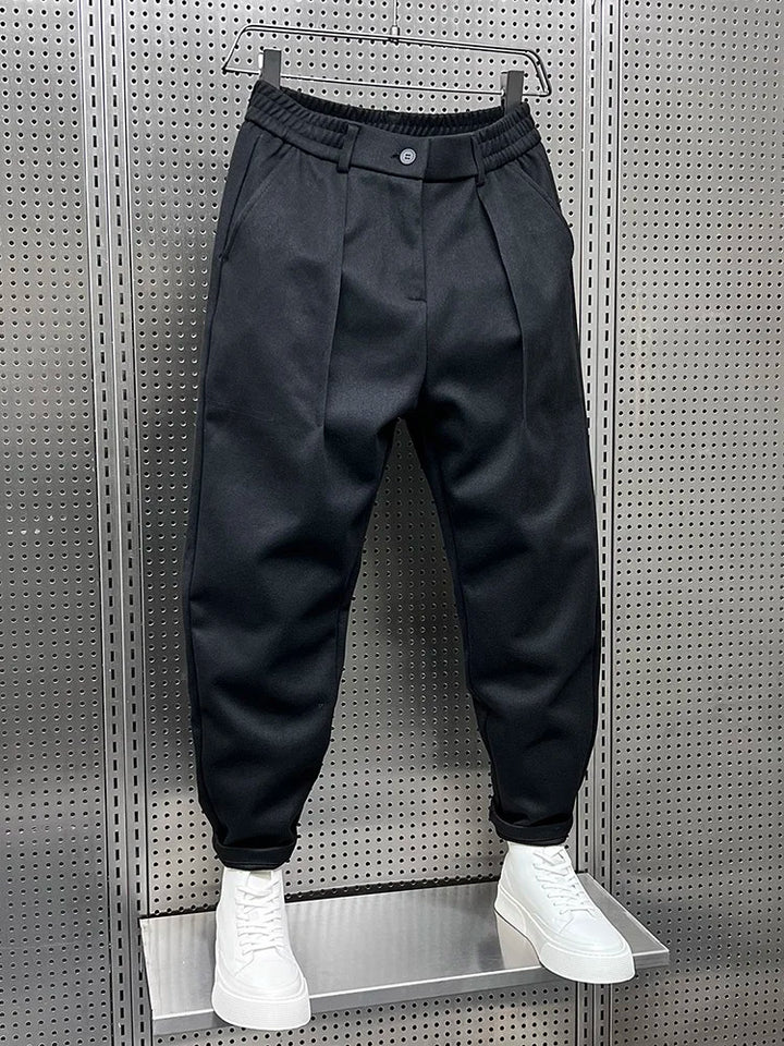 MARCELLO | Pantalones elegantes jaspeados