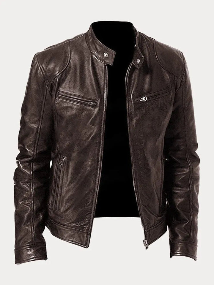 Robert | Chaqueta Casual de Cuero