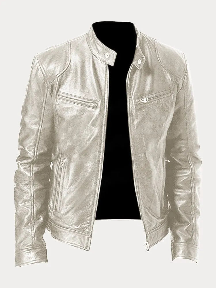 Robert | Chaqueta Casual de Cuero