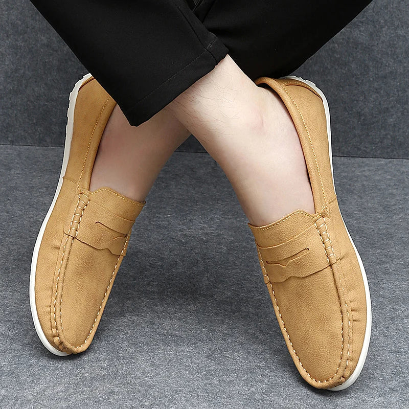 Mocasines de Cuero Genuino Travor