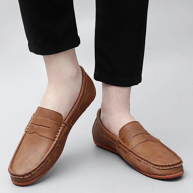 Mocasines de Cuero Genuino Travor
