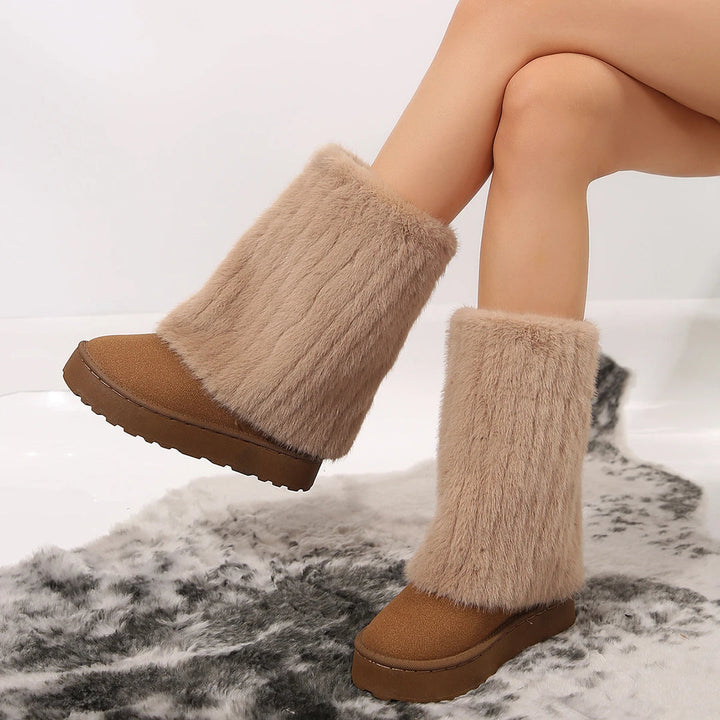 Savannah - Botas Elegantes de Invierno con Piel