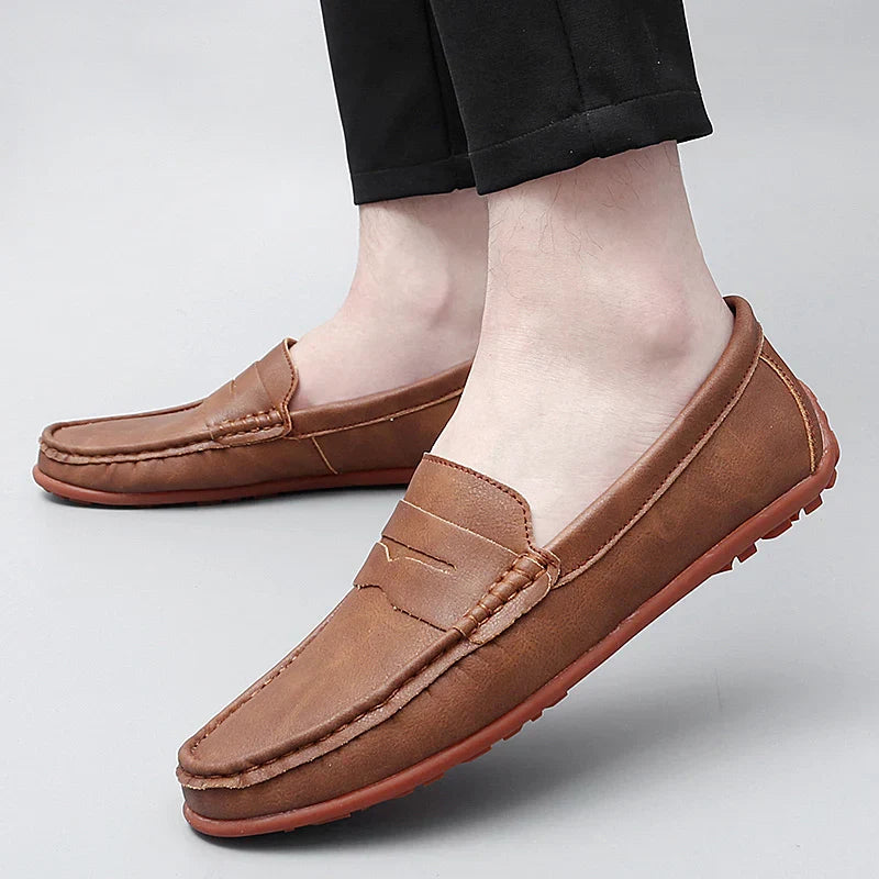 Mocasines de Cuero Genuino Travor