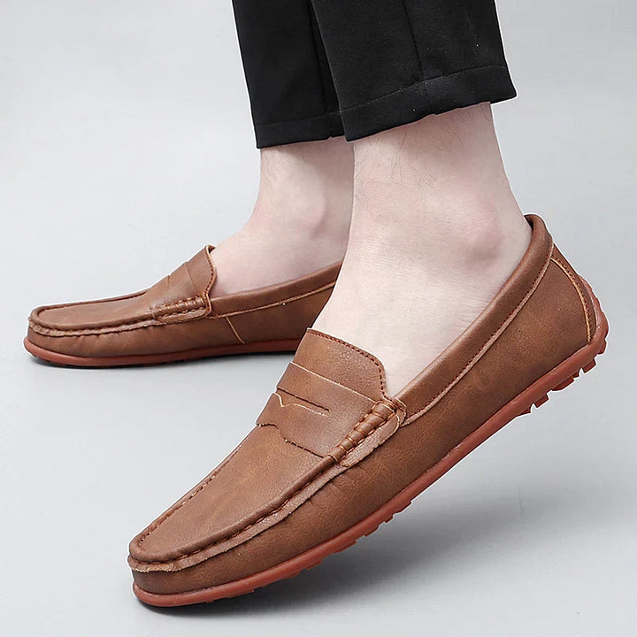 Mocasines de Cuero Genuino Travor