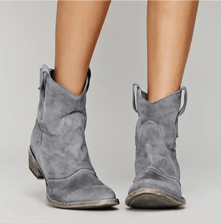 Roselle Botas Vaqueras de Gamuza