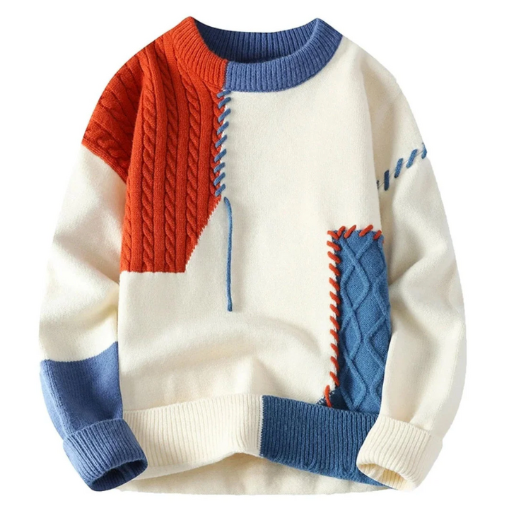 Jersey de punto patchwork