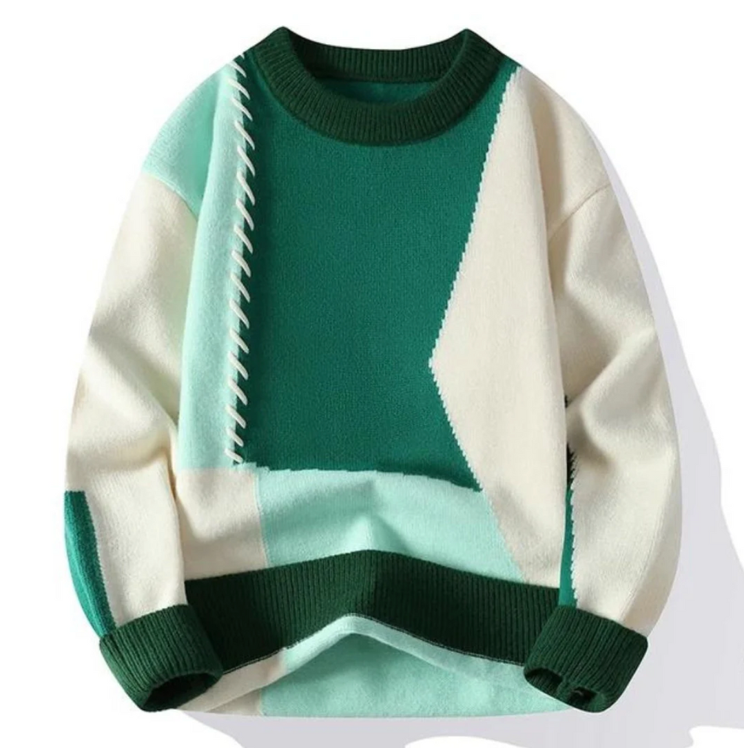 Jersey de punto patchwork