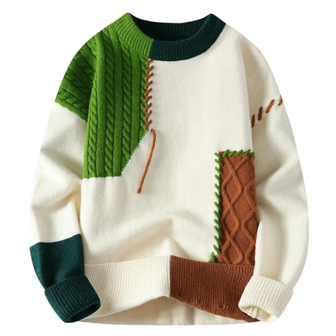 Jersey de punto patchwork