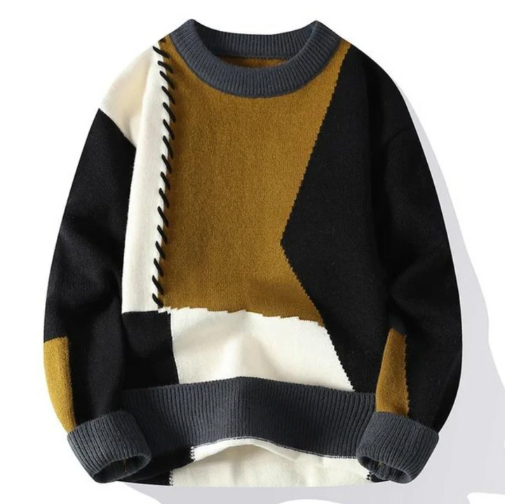 Jersey de punto patchwork