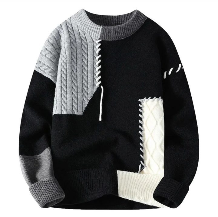 Jersey de punto patchwork