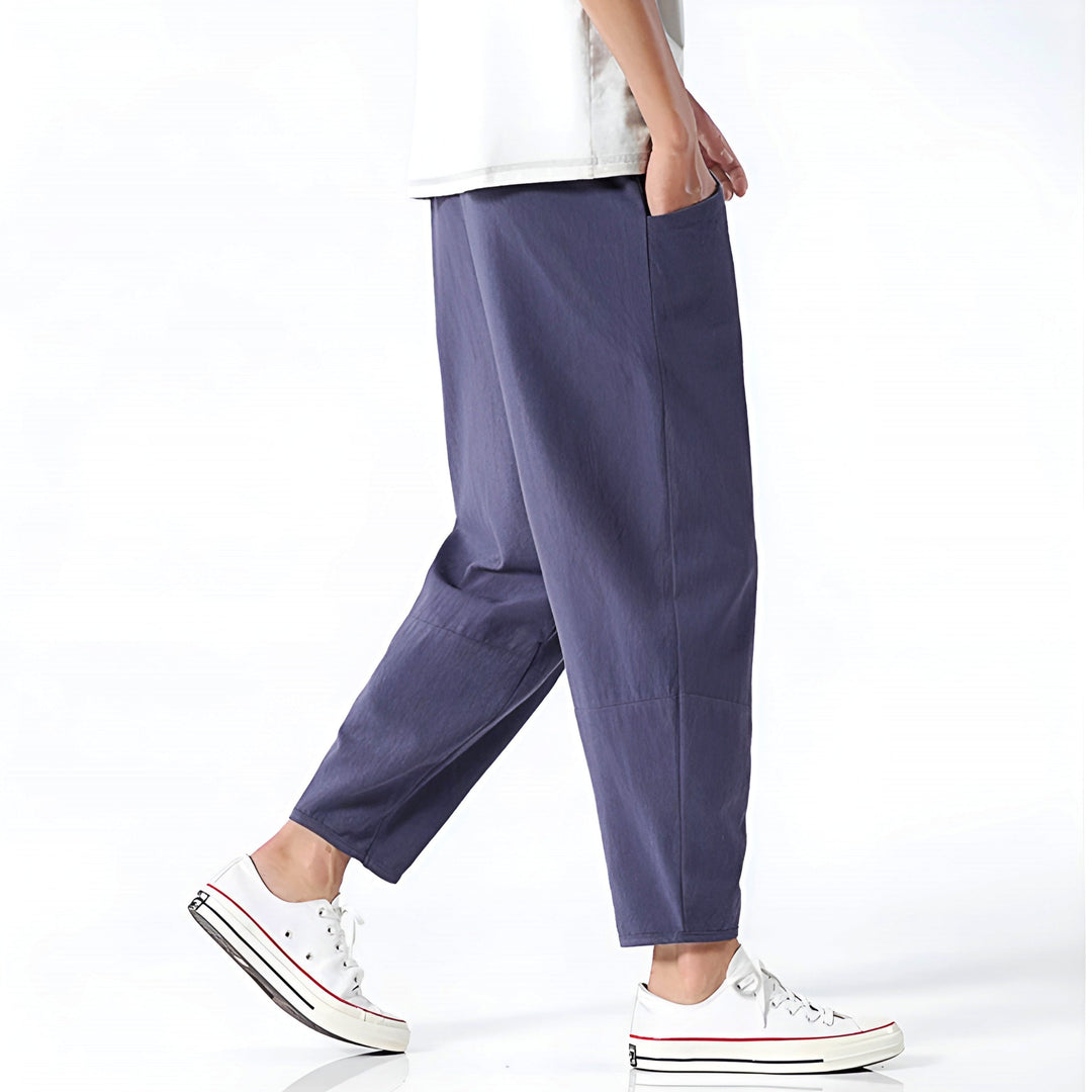Pantalones urbanos cortos de algodón