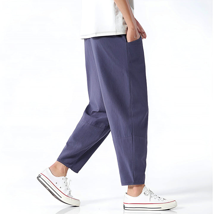 Pantalones urbanos cortos de algodón